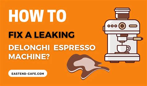 Fix DeLonghi Espresso Machine Leaking Water Step